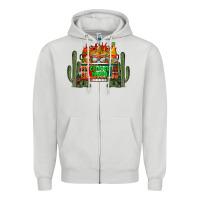 Dove Grey cinco de mayo truck Zipper Hoodie - RacoonDesign
