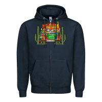 Navy cinco de mayo truck Zipper Hoodie - RacoonDesign