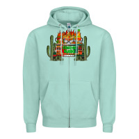 Seafoam cinco de mayo truck Zipper Hoodie - RacoonDesign