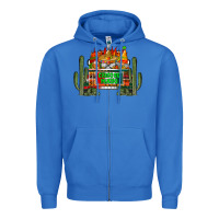 True Royal cinco de mayo truck Zipper Hoodie - RacoonDesign