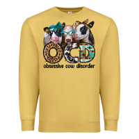 Antique Gold ocd obsessive cow disorder Premium Sweatshirt - Jasminsmagicworld