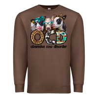 Chestnut ocd obsessive cow disorder Premium Sweatshirt - Jasminsmagicworld