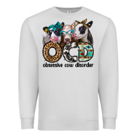 Dove Grey ocd obsessive cow disorder Premium Sweatshirt - Jasminsmagicworld