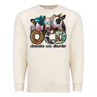 Sandshell ocd obsessive cow disorder Premium Sweatshirt - Jasminsmagicworld