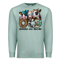 Seafoam ocd obsessive cow disorder Premium Sweatshirt - Jasminsmagicworld