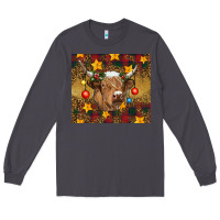 Smoke christmas highland cow tumbler Long Sleeve Tee - RanaPortraitStore