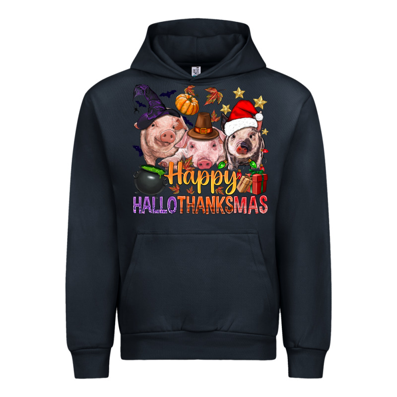 Happy Hallothanksmas Pigs Urban Hoodie by BundleAndBundleShop | Teevron