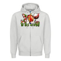 Dove Grey joy to the world christmas wine Zipper Hoodie - FaDigitalArtStudio