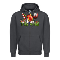 Smoke joy to the world christmas wine Zipper Hoodie - FaDigitalArtStudio