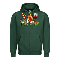 Sports Green joy to the world christmas wine Zipper Hoodie - FaDigitalArtStudio