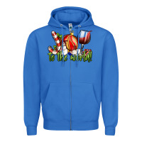 True Royal joy to the world christmas wine Zipper Hoodie - FaDigitalArtStudio
