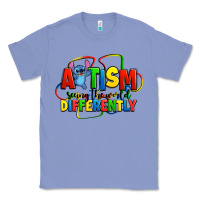 Colony Blue autism stitch seeing the world differently Classic Tee - Zillion Design Studio