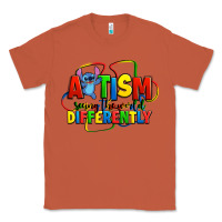 Copper autism stitch seeing the world differently Classic Tee - Zillion Design Studio