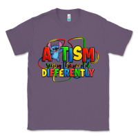 Lavender autism stitch seeing the world differently Classic Tee - Zillion Design Studio