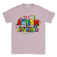 Lilac autism stitch seeing the world differently Classic Tee - Zillion Design Studio
