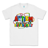 White autism stitch seeing the world differently Classic Tee - Zillion Design Studio