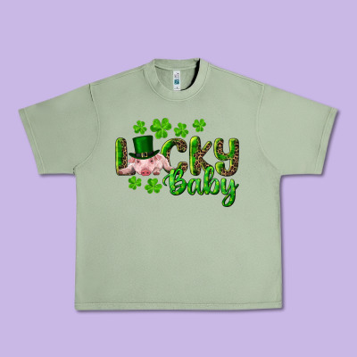 Urban Heavy Tee Lucky Baby With Pig