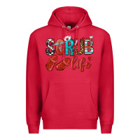 Cardinal scrub life Premium Hoodie - NancyCooperArtShop