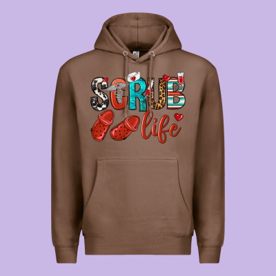Scrub Life Premium Hoodie Designed By Nancycooperartshop