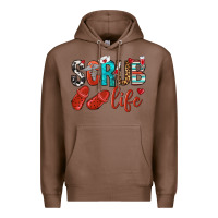 Chestnut scrub life Premium Hoodie - NancyCooperArtShop