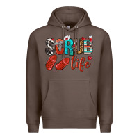 Coffee scrub life Premium Hoodie - NancyCooperArtShop