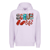 Lilac scrub life Premium Hoodie - NancyCooperArtShop
