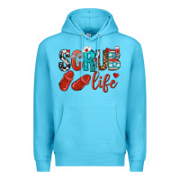 Ocean Blue scrub life Premium Hoodie - NancyCooperArtShop