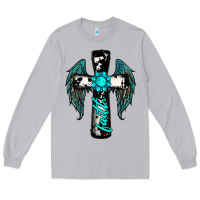 Moon Dust cross faith gemstone wings Long Sleeve Tee - RanaPortraitStore