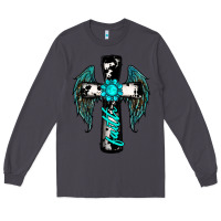 Smoke cross faith gemstone wings Long Sleeve Tee - RanaPortraitStore