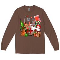Chestnut nurse  and christmas Long Sleeve Tee - AdoDesignShop