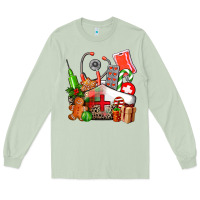 Matcha nurse  and christmas Long Sleeve Tee - AdoDesignShop