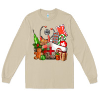 Mushroom nurse  and christmas Long Sleeve Tee - AdoDesignShop