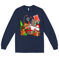 Navy nurse  and christmas Long Sleeve Tee - AdoDesignShop