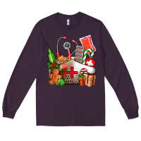 Plum nurse  and christmas Long Sleeve Tee - AdoDesignShop