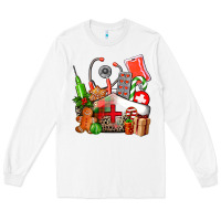 White nurse  and christmas Long Sleeve Tee - AdoDesignShop