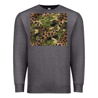 Charcoal Heather camouflage  leopard Premium Sweatshirt - BarkalooDesign