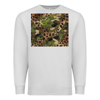 Dove Grey camouflage  leopard Premium Sweatshirt - BarkalooDesign