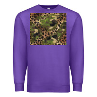 Purple camouflage  leopard Premium Sweatshirt - BarkalooDesign