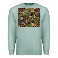 Seafoam camouflage  leopard Premium Sweatshirt - BarkalooDesign