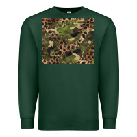 Sports Green camouflage  leopard Premium Sweatshirt - BarkalooDesign