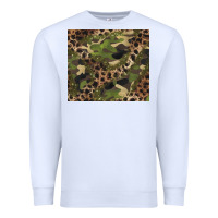White camouflage  leopard Premium Sweatshirt - BarkalooDesign