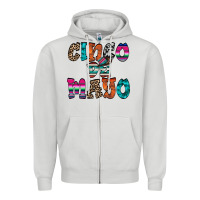 Dove Grey cinco de mayo Zipper Hoodie - RacoonDesign