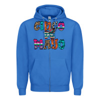 True Royal cinco de mayo Zipper Hoodie - RacoonDesign