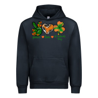 Navy Peace Love St.Patrick's Day Urban Hoodie - BundleAndBundleShop