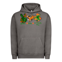 Pigment Tornado Peace Love St.Patrick's Day Urban Hoodie - BundleAndBundleShop