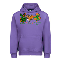 Tulip Peace Love St.Patrick's Day Urban Hoodie - BundleAndBundleShop