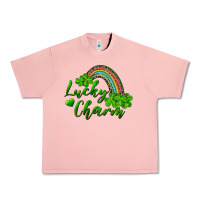 Salmon Lucky charm rainbow and shamrocks Urban Heavy Tee - RanaPortraitStore
