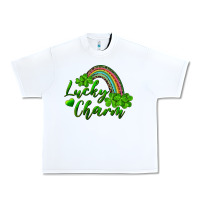 Lucky Charm Rainbow And Shamrocks Urban Heavy Tee | Teevron