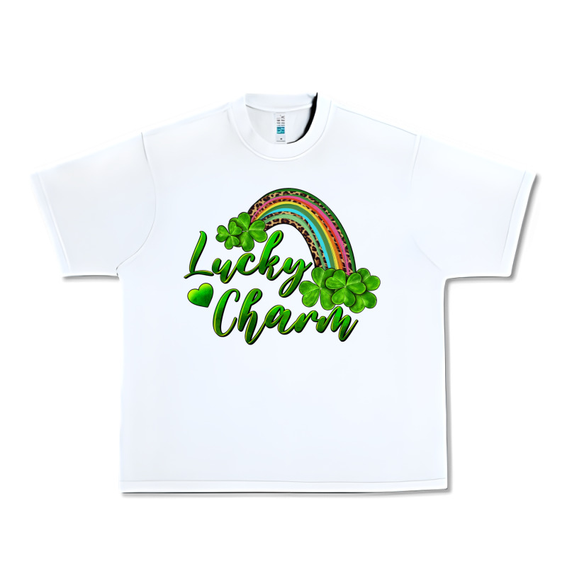 Lucky Charm Rainbow And Shamrocks Urban Heavy Tee by RanaPortraitStore | Teevron