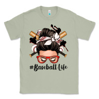 Matcha baseball life messy bun Classic Tee - Zillion Design Studio